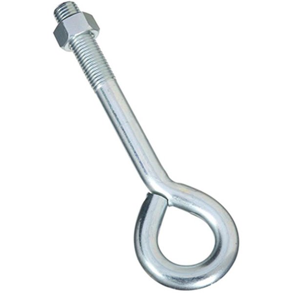 Eat-In N347-781 1x12 Zinc Eye Bolt With Hex Nut EA569432